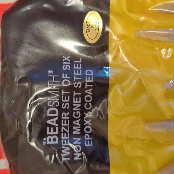 New 6 PC tweezer set stainless non magnetic for handcrafted artisan work - Picture 2 of 4